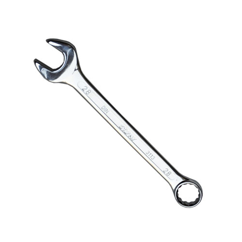 O5hoElt.jpg COMBINATION SPANNER MIRROR FINISH, 28 mm - Image 1