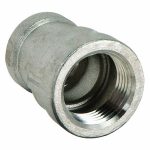 Reducing Coupling: 316 Stainless Steel, 3/4 in x 1/2 in Fitting Pipe Size, Female NPT x Female NPT