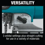 Cordless Jig Saw, 18V, 0 ~ 2,600 SPM, 2.8 kg - Image 5