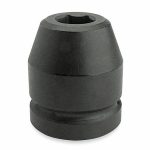 Impact Socket, Socket Size 1 9/16 in,6-Point, Drive Size 1 in