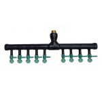 PPR Thermal Manifold Size 63×32 mm Insulated 9 Line