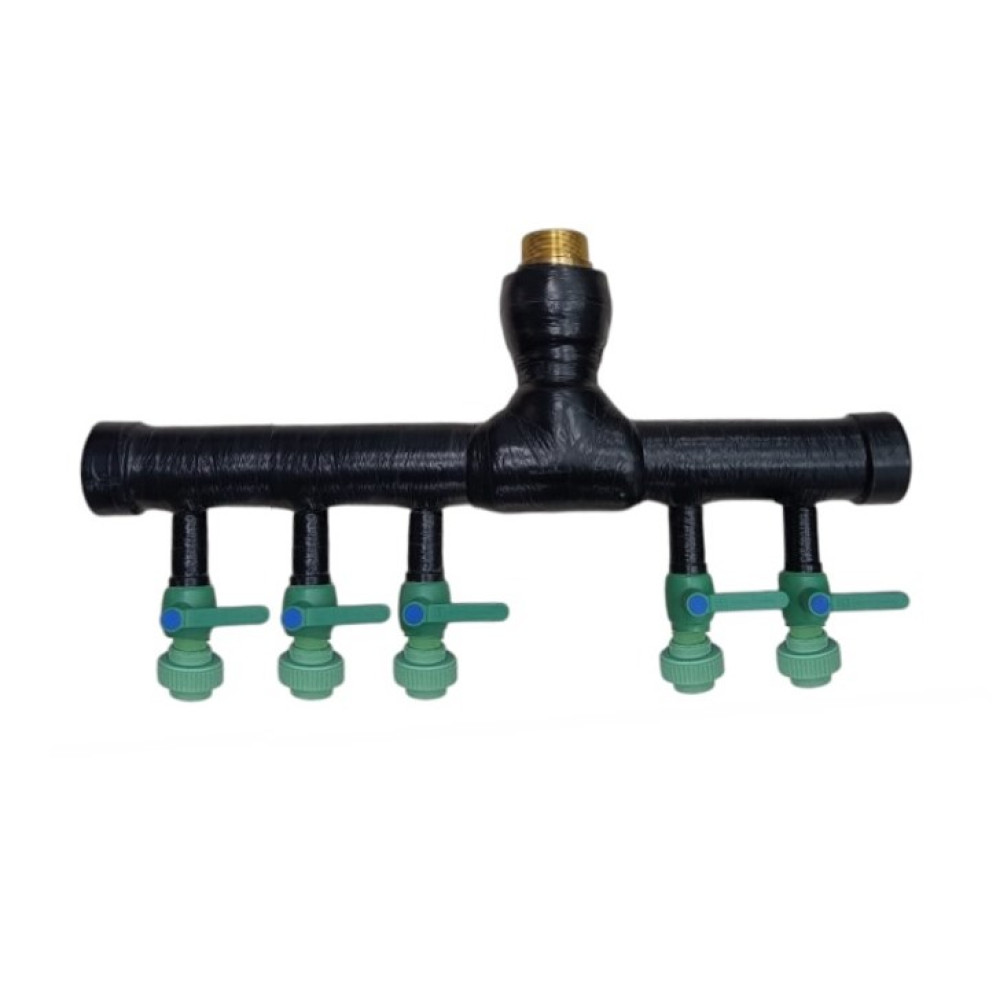PPR-Thermal-Manifold-Size-75×25-mm-Insulated-5-Line-1000x1000-1.jpeg PPR Thermal Manifold Size 75×25 mm Insulated 5 Line - Image 1