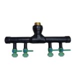 PPR Thermal Manifold Size 90×32 mm Insulated 4 Line+Ball Valve32 mm