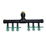 PPR Thermal Manifold Size 90×32 mm Insulated 6 Line+Ball Valve32 mm