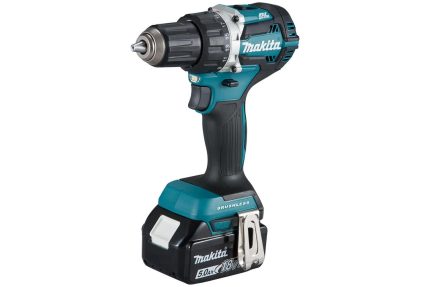 Cordless Drill And Screw Driver, Brushless Motor, Drill Chuck 13mm, 18V x 5.0 Ah , 2000 rpm, 54 Nm, 1.8kg