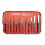 Punch and Chisel Set, S2 Steel, Number of Pieces 12