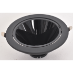 RAMES ALUMINUM RECESSED LUMENZ black Single ROUND