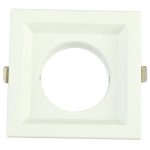 RAMES ALUMINUM RECESSED LUMENZ white Single Square  110mm