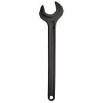 Open End Wrench, Carbon Steel, Black Oxide, Head Size 46 mm, Overall Length 15 1/2 in, 15 Degrees