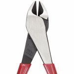 High Leverage Diagonal Cutting Plier, Std, Straight, Oval, 7/8 inch Jaw Length, 1 1/4 inch Jaw Width, 6 - 8 inch - Image 2