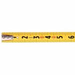 Tape Measure, 16 ft Blade Length, 1 inch Blade Wd, in/ft/Fractional/Decimal, Closed, ABS Plastic - Image 3