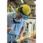 Faceshield Frame: Plastic, Black, Dielectric Protection, Debris Control/Frame - Image 2