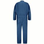 Anti-Static Coveralls, XLarge ( 48 1/2 inch x 58 inch ), Navy, Regular, Polyester, Zipper - Image 2