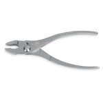 Slip Joint Plier, 3/8 in Max Jaw Opening, 6 1/2 in Overall Lg, 1 3/4 in Jaw Lg, Plain Grip