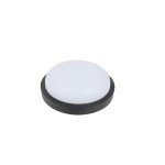 Surface Round Black 18 Watt warm white