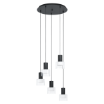 The MOLINEROS Chandelier light by EGLO