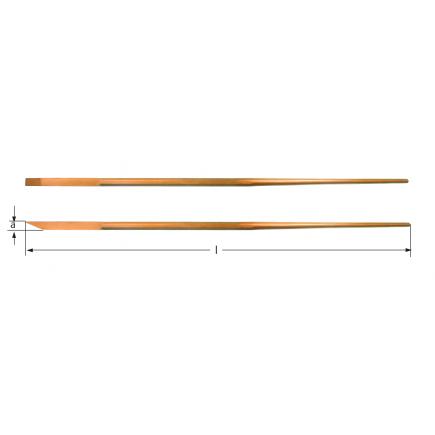 UGQkDF4Eeaoy.jpg Safety Tools, Crowbar, Leverage Tool, Beryllium Copper, 28 x 1525 mm - Image 1