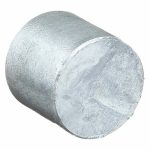 Cap, 1/4 Inch, NPT, Galvanized Forged Steel - Image 2
