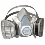 Half Mask Respirator Kit, 5000 Series, M, Includes (2) Organic Vapor (OV) Cartridge