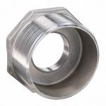 Hex Reducing Bushing: 3Inch x 3Inch Fitting Pipe Size, 316 Stainless Steel, Male NPT x Female NPT - Image 2
