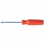 Alloy Steel General Purpose Cabinet Slotted Screwdriver with 6 in Shank and 1/8 in Slotted