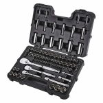 Socket Wrench Set, 1/4 inch_3/8 inch_1/2 inch Drive Size, 86 Pieces, 12-Point/(70) 6-Point