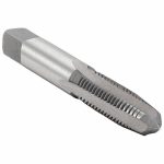 Straight Flute Tap: 1/4 inch-20 Thread Size, 1 inch Thread Lg, 2 1/2 inch Overall Length, Taper