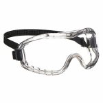 Chemical Splash Goggles, Anti-Fog, ANSI Dust/Splash Rating D3/D4, Indirect, Gray, Clear