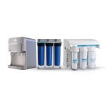 Water Dispenser GOLD Aquatower - Zee Plus M2 + Puricom Jumbo Big Blue Triple Water Filter + Puricom Water Filters ce4