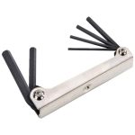 Metric Long Folding HEX Key Set, 6 piece