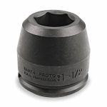 Impact Socket, Socket Size 1 15/16 in, Socket Shape 6-Point, Drive Type Impact