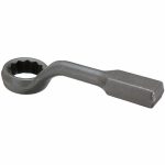 Striking Wrench, Alloy Steel, Black Oxide, Head Size 75 mm, Overall Length 16 inch, 45 Degree