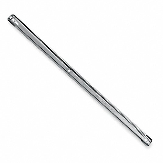 XiYcmlWxUNjJ.jpg Silver, Socket Rail, Steel, 1 inch Overall Width, 17 inch Overall Depth, 1/4 inch Overall Height - Image 1