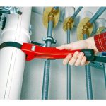 Automatic strap wrench for plastic pipes 20 - 160 mm, 55075 - Image 2