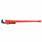 Straight Pipe Wrench, Cast Iron, Jaw Capacity 6 inch, Serrated, Overall Length 48 inch, I-Beam - Image 2