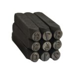 NUMBER PUNCH, 8 mm (9 PCS SET)