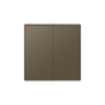 ZI 2gang 1way Brown 30*88*86mm