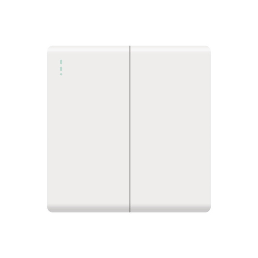 ZI-2gang-1way-Matte-White-308886mm-1000x1000-1.jpg ZI 2gang 1way Matte White 30*88*86mm - Image 1