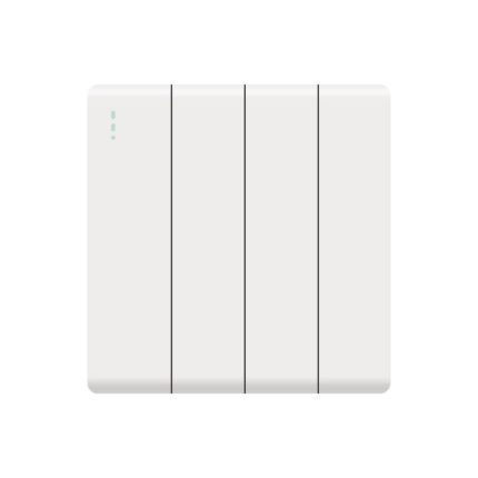ZI 4gang 1way 16A Glossy White 30*88*86mm