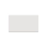 Zi Blank plate 7.5*15  Glossy White 8*90*146mm