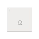 Zi Doorbell switch Matte White 30*88*86mm