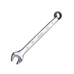 HEAVY DUTY COMBINATION SPANNER -DEEP OFFSET FULL POLISHED MIRROR FINISH -14MM
