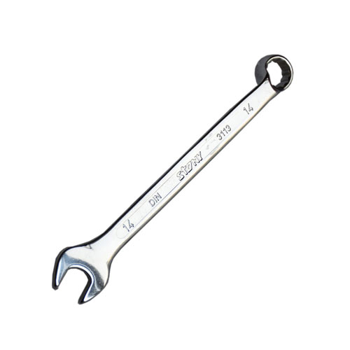 Zpiiv3f.jpg HEAVY DUTY COMBINATION SPANNER -DEEP OFFSET FULL POLISHED MIRROR FINISH -14MM - Image 1