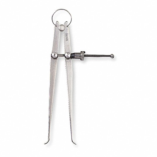 ZvCyz4DOKgF9.jpg Inside Spring Caliper, Maximum Measurement 150 mm, 6 in, Joint Type Spring, Nut Type Solid - Image 1