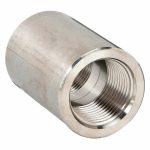 Coupling: 316 Stainless Steel, 1 1/2 in x 1 1/2 in Fitting Pipe Size, Female NPT x Female NPT, NPT, Class 3000