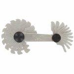 Thread Pitch Gauge Set, Thread Type Metric, Number of Leaves 30