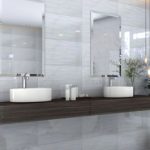 بلاط جدران 30×60×0.9 سم - رمادي فاتح رخامي