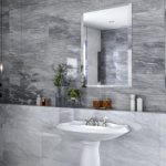 بلاط جدران 30×60×0.9 سم - رمادي رخامي