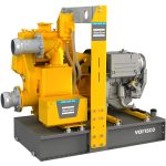 Dewatering Pump with vacuum pump, Max. flow 340 m3/hour & Max. head 27 m with Diesel Engine