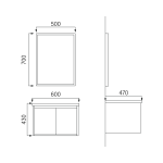 WB Counter WH AZUREIT - Saudi Ceramics - Image 2